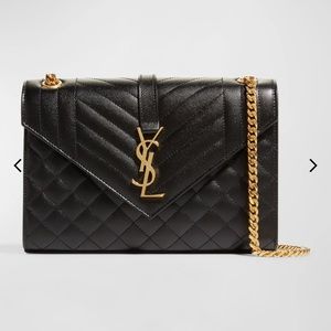 Saint Laurent Tri-Quilted Matelasse Flap Shoulder Bag